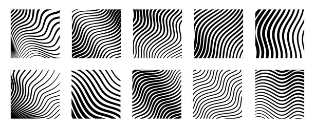 wavy lines pattern vector image