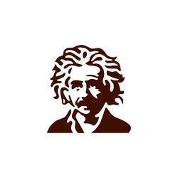 albert einstein design image vector image