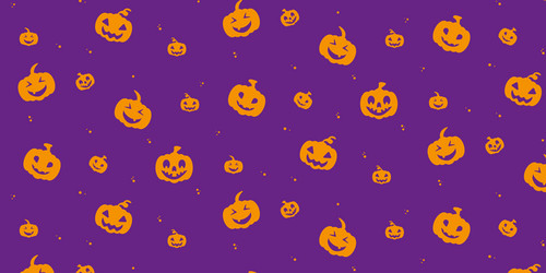 halloween pattern vector image