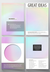 business templates for brochure flyer report vector image