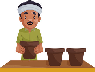 gardener cartoon vector image