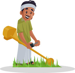 gardener cartoon vector image