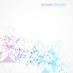 Big data visualization background modern vector