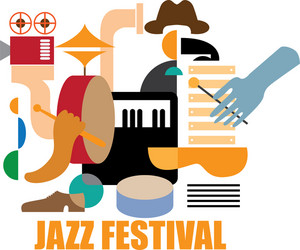 jazz festival vector