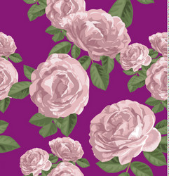 Rose seamless pattern vector