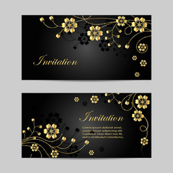 set of horizontal banners vector image