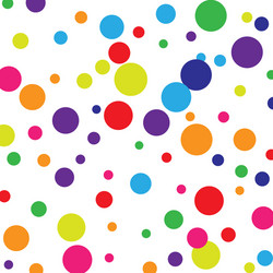 abstract random art rainbow party polka vector image