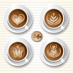 coffee cup vector image