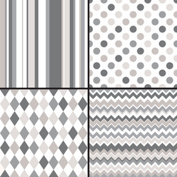 seamless patterns vector image