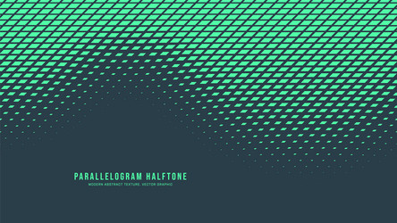 parallelogram halftone dynamic smooth curved vector image