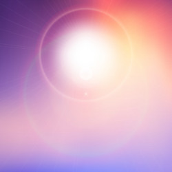 lens flare vector image