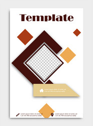 Brochure template layout cover design annual vector