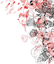 floral vector image