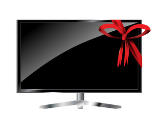 Gift tv vector