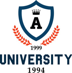 University emblem logo vector