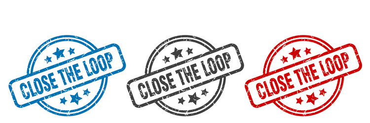 Close loop stamp round vector