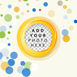 background with colored dots vector image