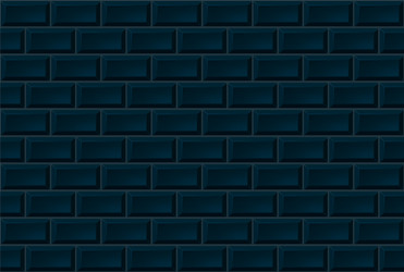 dark ceramic brick tile wall seamless pattern vector image