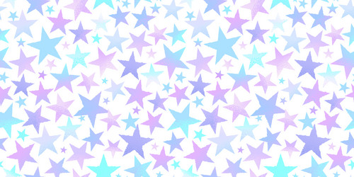 seamless cute pattern of scattered stars vector image