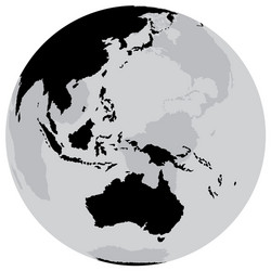 earth australia vector image