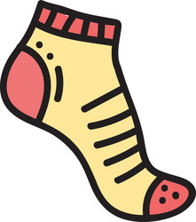 Sport sock vector