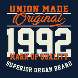 Union made original vector