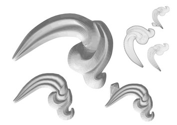 Carved decor 4 vector