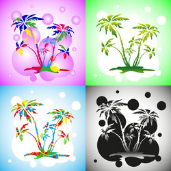 palm vector image