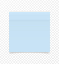 sticky paper note with shadow effect blank color vector image