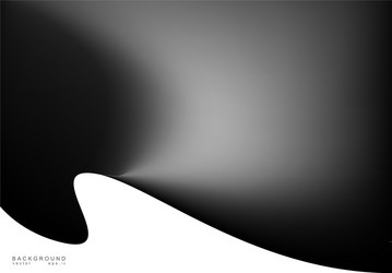 Black silk drapery waves background abstract wave vector