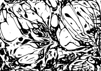 Black and white marbled abstract background vector