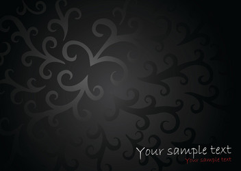 Abstract black background vector