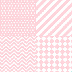 seamless baby girl pattern vector image