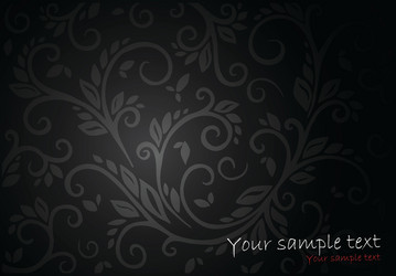 abstract black background vector image