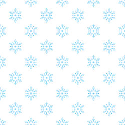 seamless pattern with snowflakes vector image