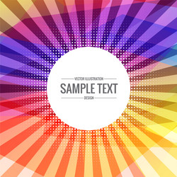 abstract colorful background with transparent rays vector image