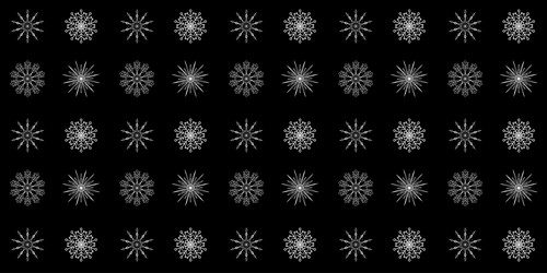 seamless pattern with snowflakes vector image