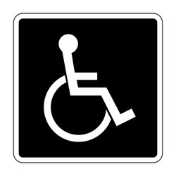 for the disabled vector image