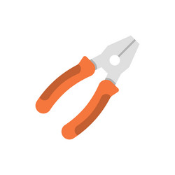 pliers flat icon vector image