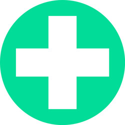 Medical cross icon health care vector