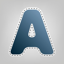 letter a sign design template element vector image