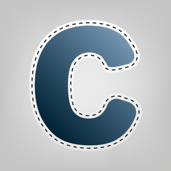 letter c sign design template element vector image