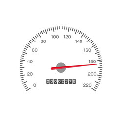 Car speedometer vector