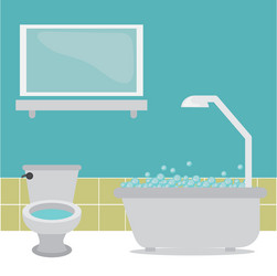 Bathroom icons design vector