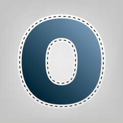 letter o sign design template element vector image