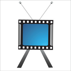 tv icon vector image