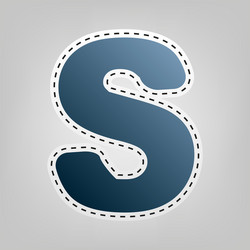 letter s sign design template element vector image