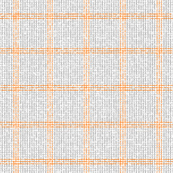 checkered grey orange pattern vector image