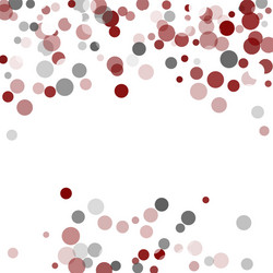 abstract confetti transparent dots vector image