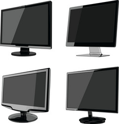 monitor vector image